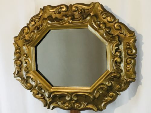 Gilded Carved Wood Wall Mirror