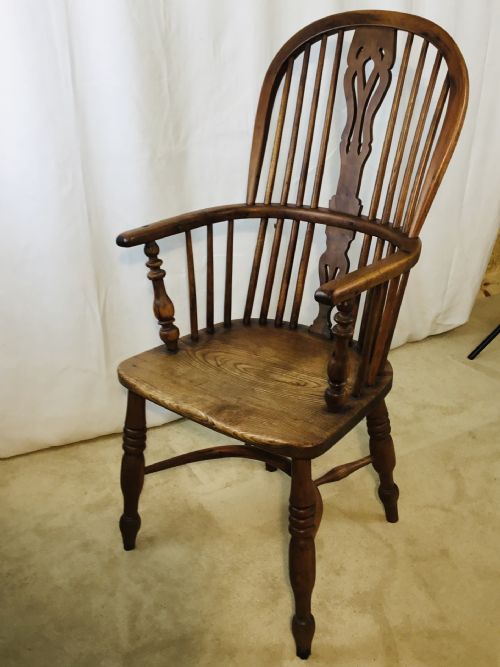 YEW ELM WINDSOR CHAIR CIRCA 1850 - ADDITIONAL PHOTO 3