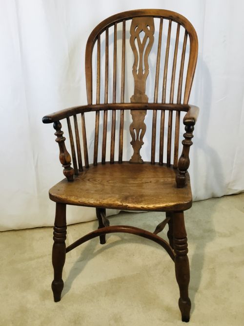 YEW ELM WINDSOR CHAIR CIRCA 1850 - ADDITIONAL PHOTO 6