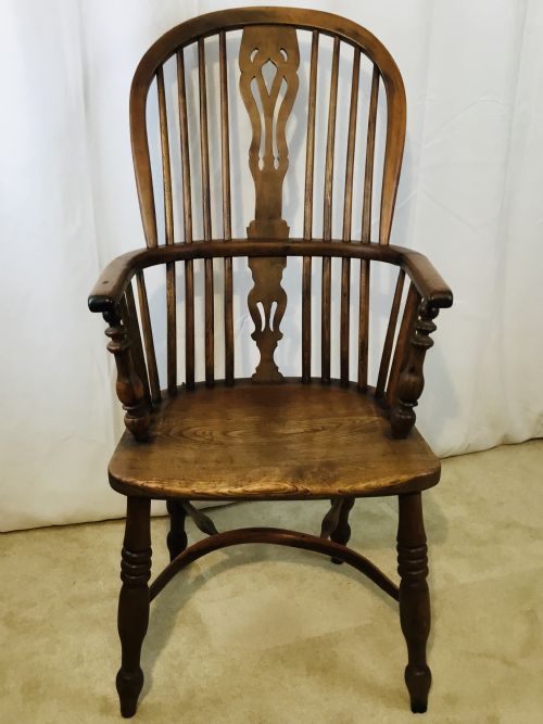 YEW ELM WINDSOR CHAIR CIRCA 1850 - ADDITIONAL PHOTO 8