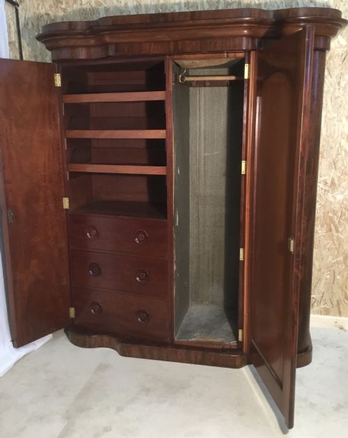 FABULOUS MID VICTORIAN COMPACTUM WARDROBE - ADDITIONAL PHOTO 1