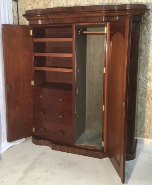 FABULOUS MID VICTORIAN COMPACTUM WARDROBE - ADDITIONAL PHOTO 11
