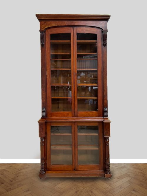 Fabulous Tall Gentleman’s Library Bookcase