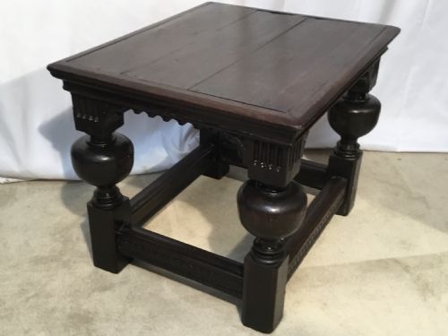Flemish Oak Lamp/coffee Table