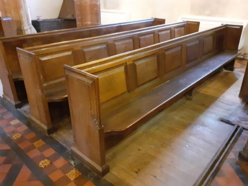 Victorian 12ft 6inch Solid Oak Pew