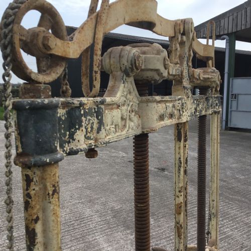 fig 2. Double Truckle Somerset Cheese Press by Wensley of Mark