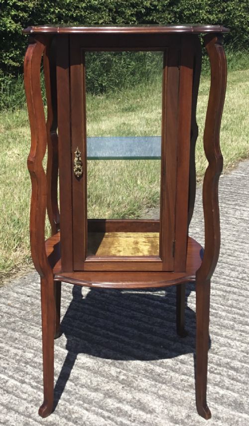 SUPERB ARTS CRAFTS INLAID BIJOUTERIE CABINET - ADDITIONAL PHOTO 7