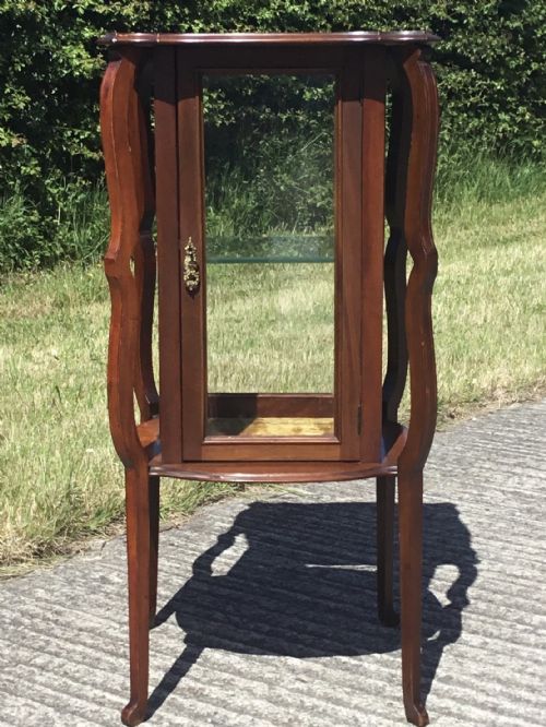 SUPERB ARTS CRAFTS INLAID BIJOUTERIE CABINET - ADDITIONAL PHOTO 10