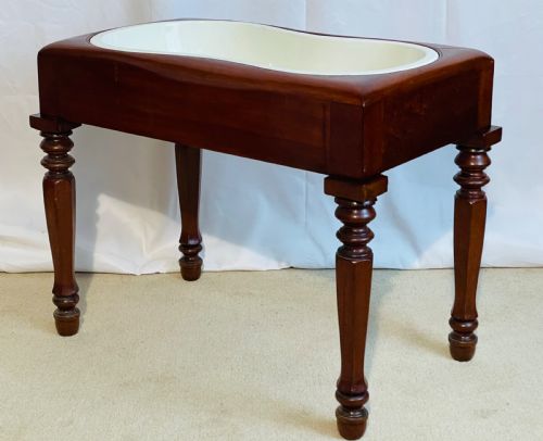fig 1. Quality Early Victorian Mahogany Stool Bidet