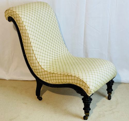 Victorian Aesthetic Period Slipper Nursing Chair