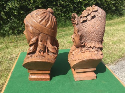TWO 19TH CENTURY TERRACOTTA BUSTS - ADDITIONAL PHOTO 1