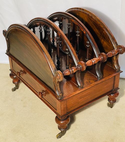 Victorian Rosewood Canterbury