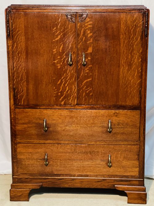 Oak Tallboy Cabinet