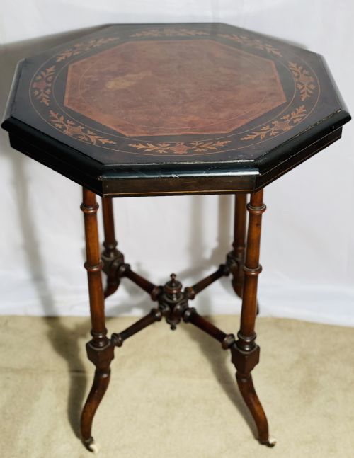 fig 1. Victorian Inlaid Occasional Table