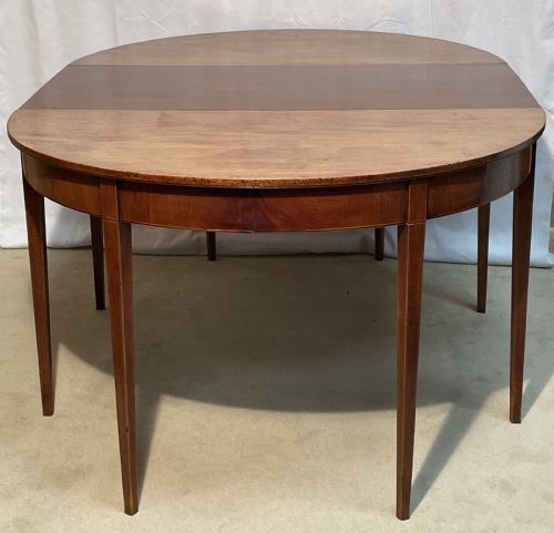 GEORGIAN DINING TABLE DEMI LUNE ENDS - ADDITIONAL PHOTO 1