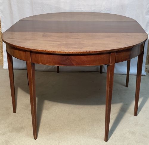 GEORGIAN DINING TABLE DEMI LUNE ENDS - ADDITIONAL PHOTO 2