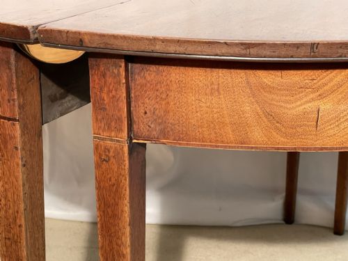 GEORGIAN DINING TABLE DEMI LUNE ENDS - ADDITIONAL PHOTO 3