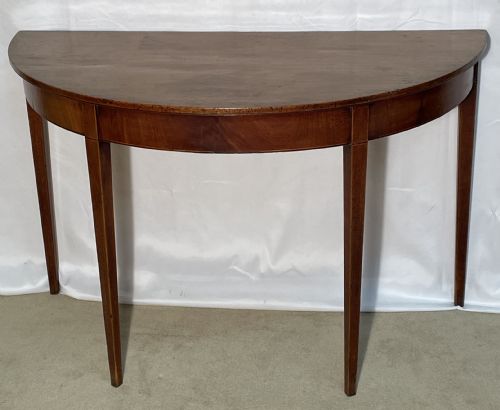 GEORGIAN DINING TABLE DEMI LUNE ENDS - ADDITIONAL PHOTO 4