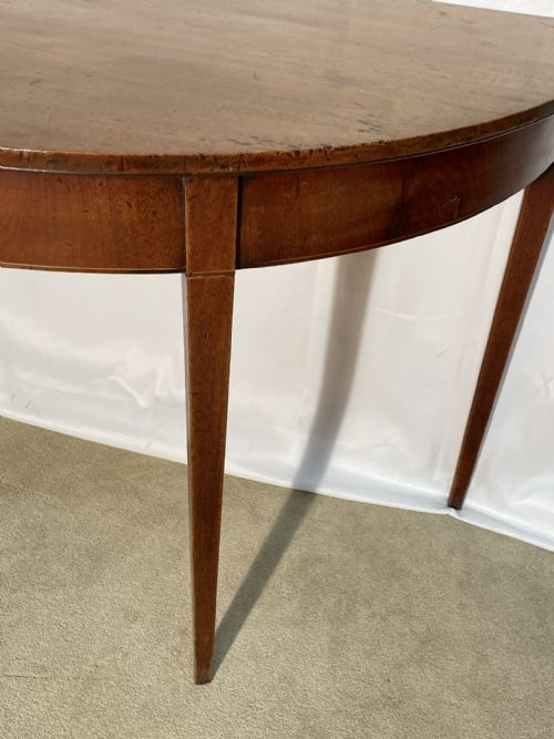 GEORGIAN DINING TABLE DEMI LUNE ENDS - ADDITIONAL PHOTO 7