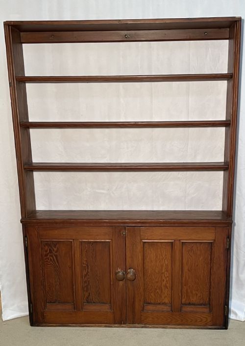 fig 1. Pitch Pine Victorian Bookcase