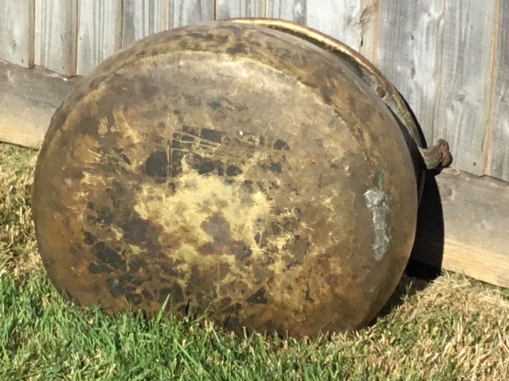 Large Brass Cauldron 18th Century View VII