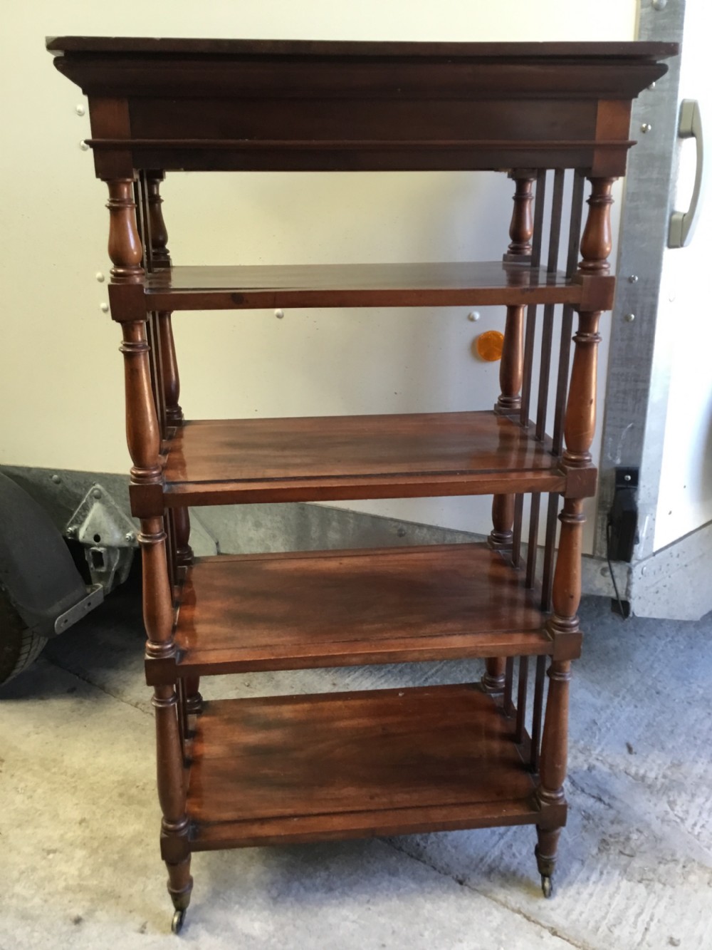 Victorian mahogany whatnot View IV