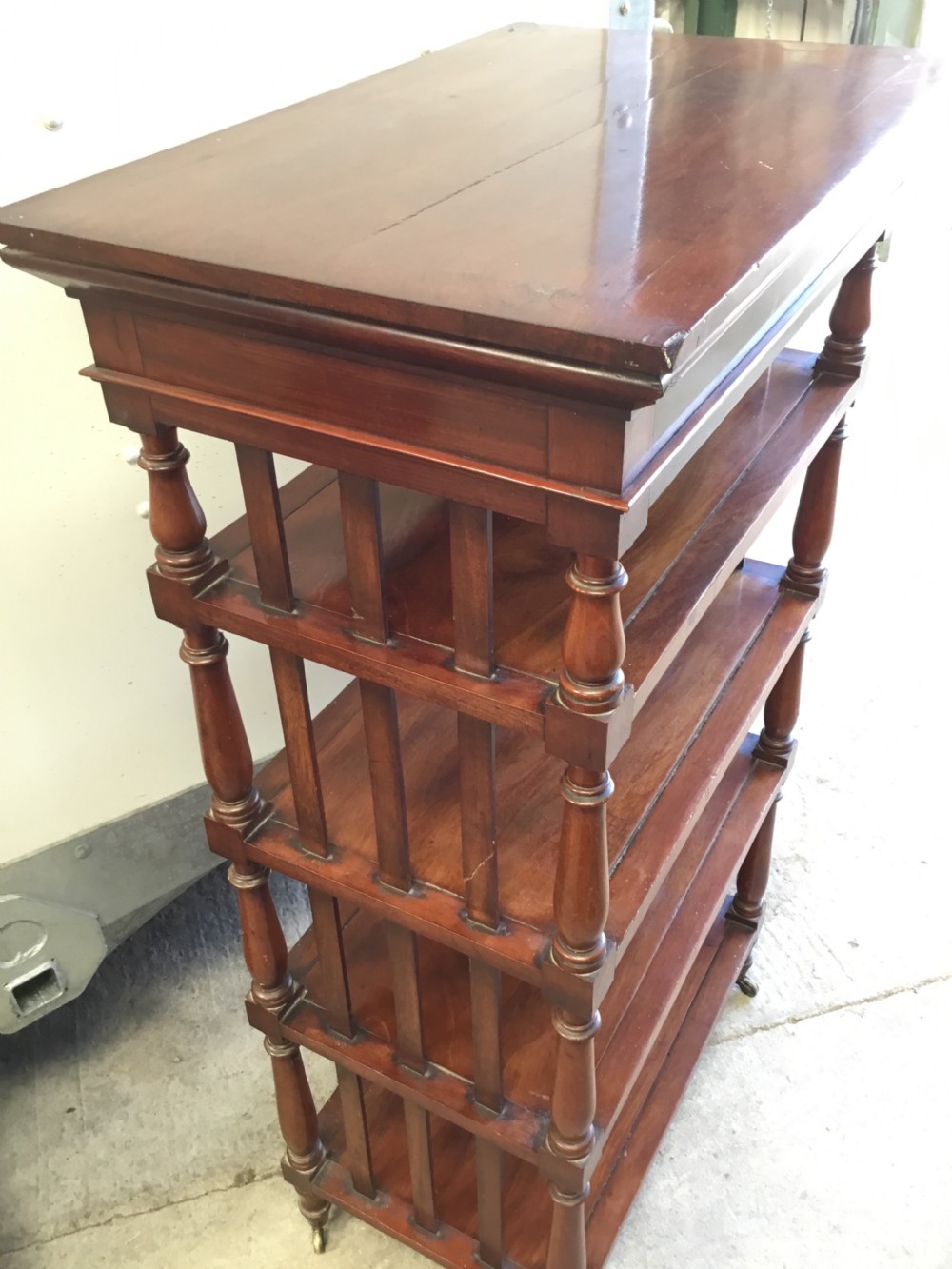 Victorian mahogany whatnot View III