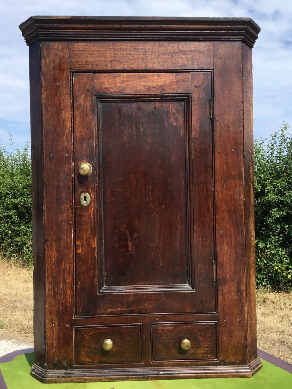 Georgian Corner Cupboard with Spice Drawers  View II