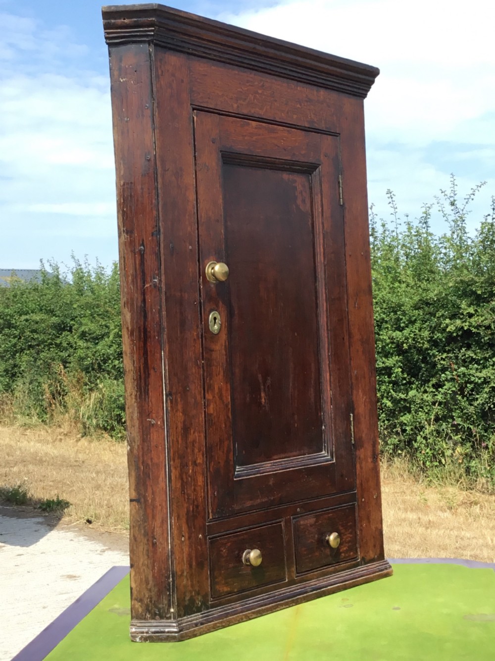 Georgian Corner Cupboard with Spice Drawers  View VII