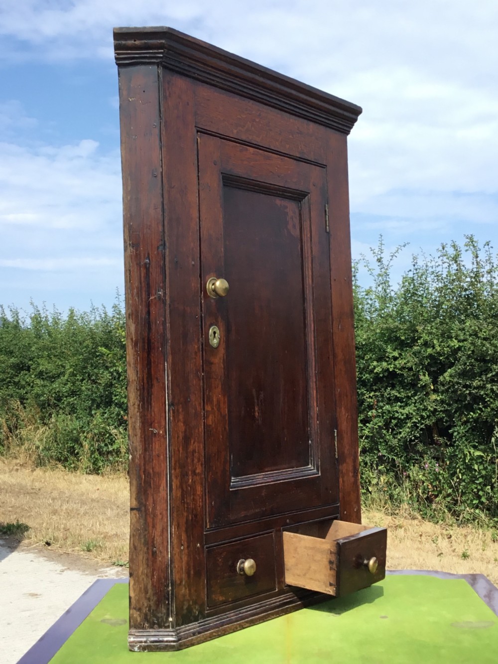 Georgian Corner Cupboard with Spice Drawers  View VIII