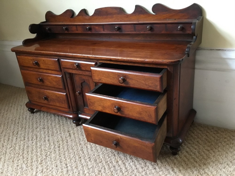 Fabulous Victorian Apprentice Cabinet in Mahogany  View IV