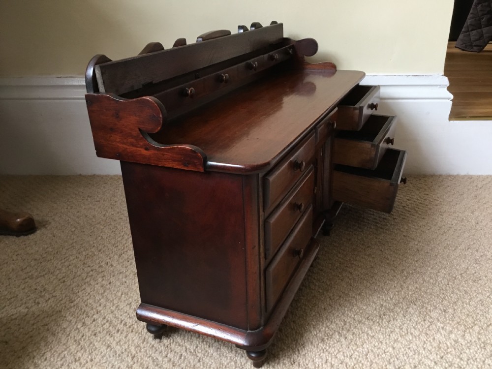 Fabulous Victorian Apprentice Cabinet in Mahogany  View VI