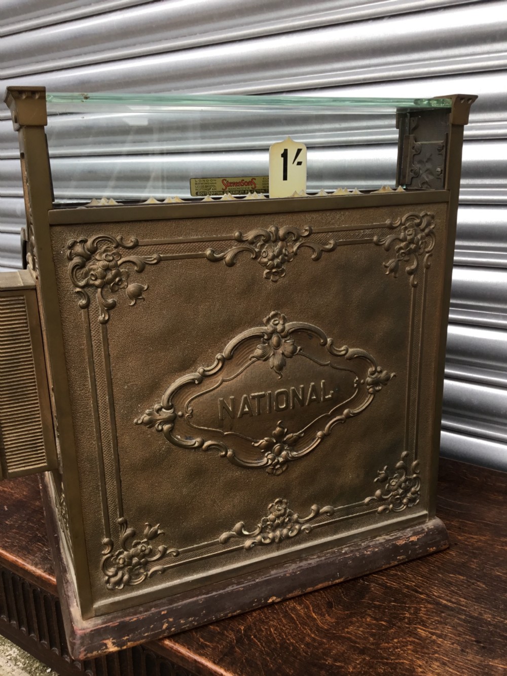 Ornate Brass National Cash Register View VI