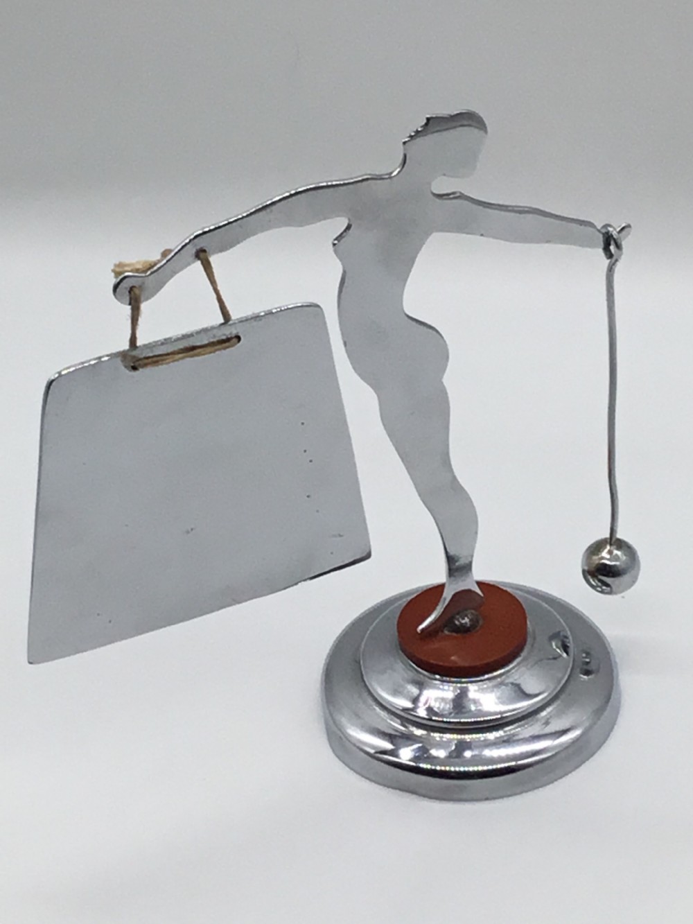 Chrome Art Deco Table Gong