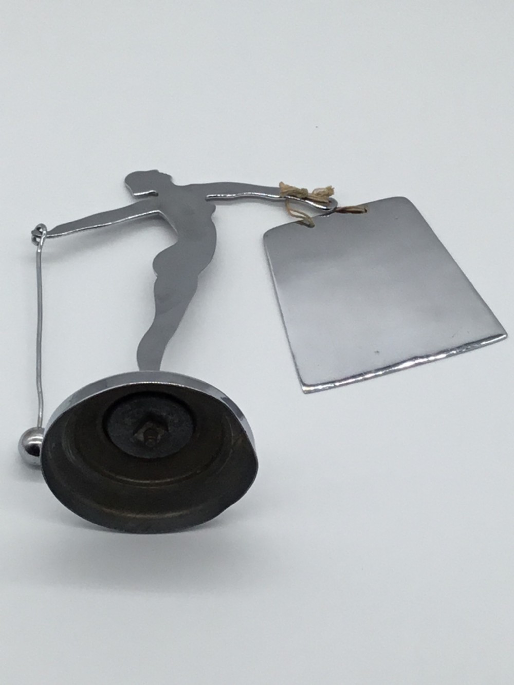 Chrome Art Deco Table Gong View V