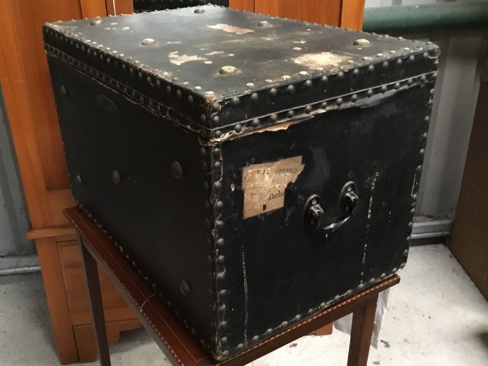 Antique Trunk Signed Pankhurst  View IV