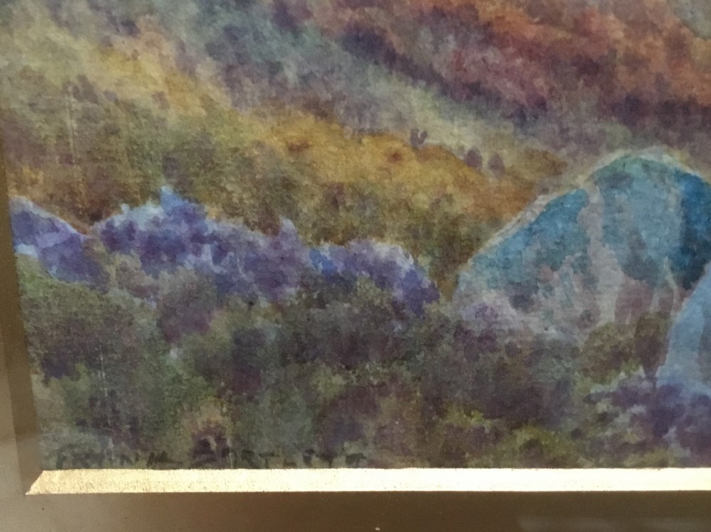 Pair Watercolours by Frank Bartlett View III