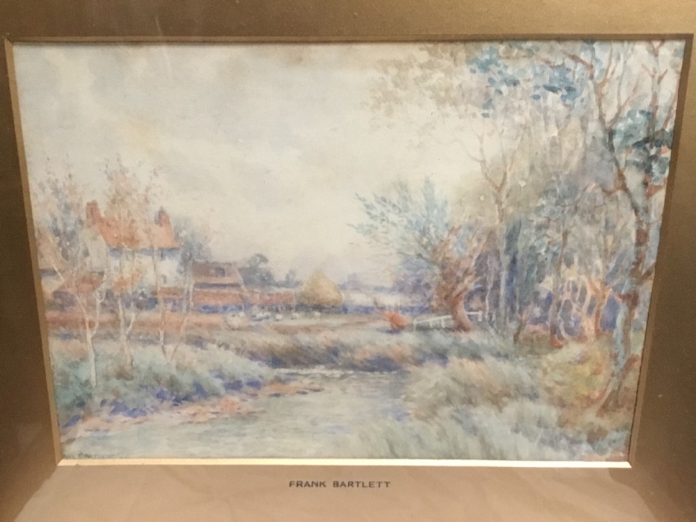 Pair Watercolours by Frank Bartlett View VII