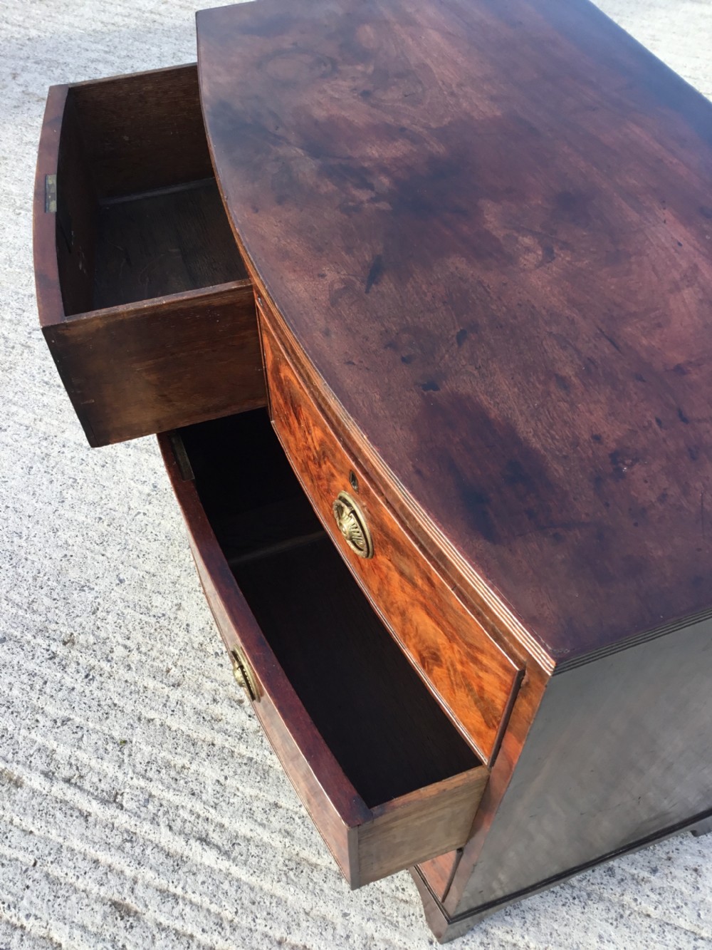 Bow Front Chest of Drawers View VII