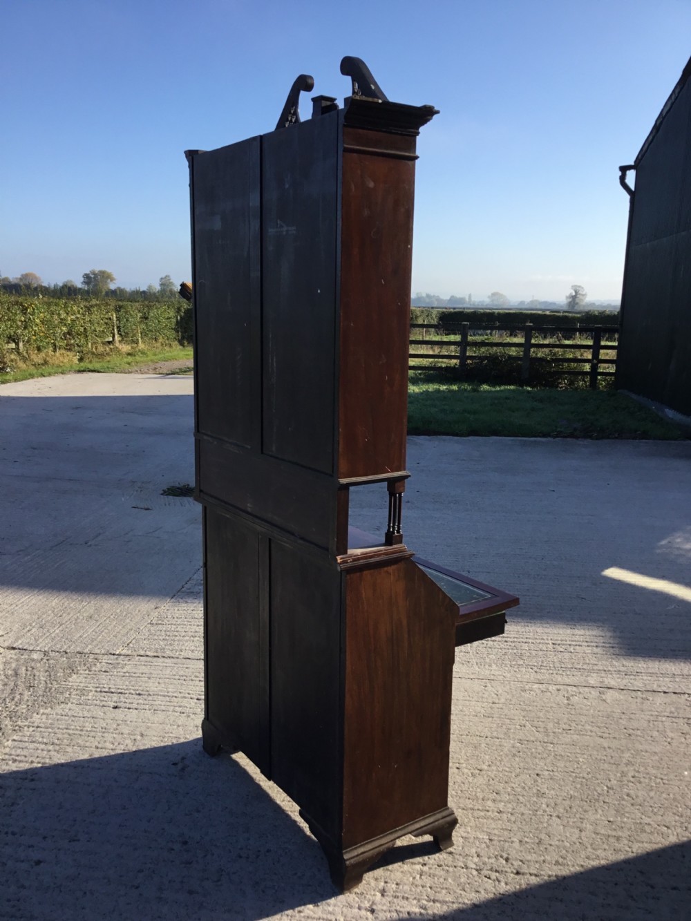 Edwardian Bureau Bookcase  View VIII