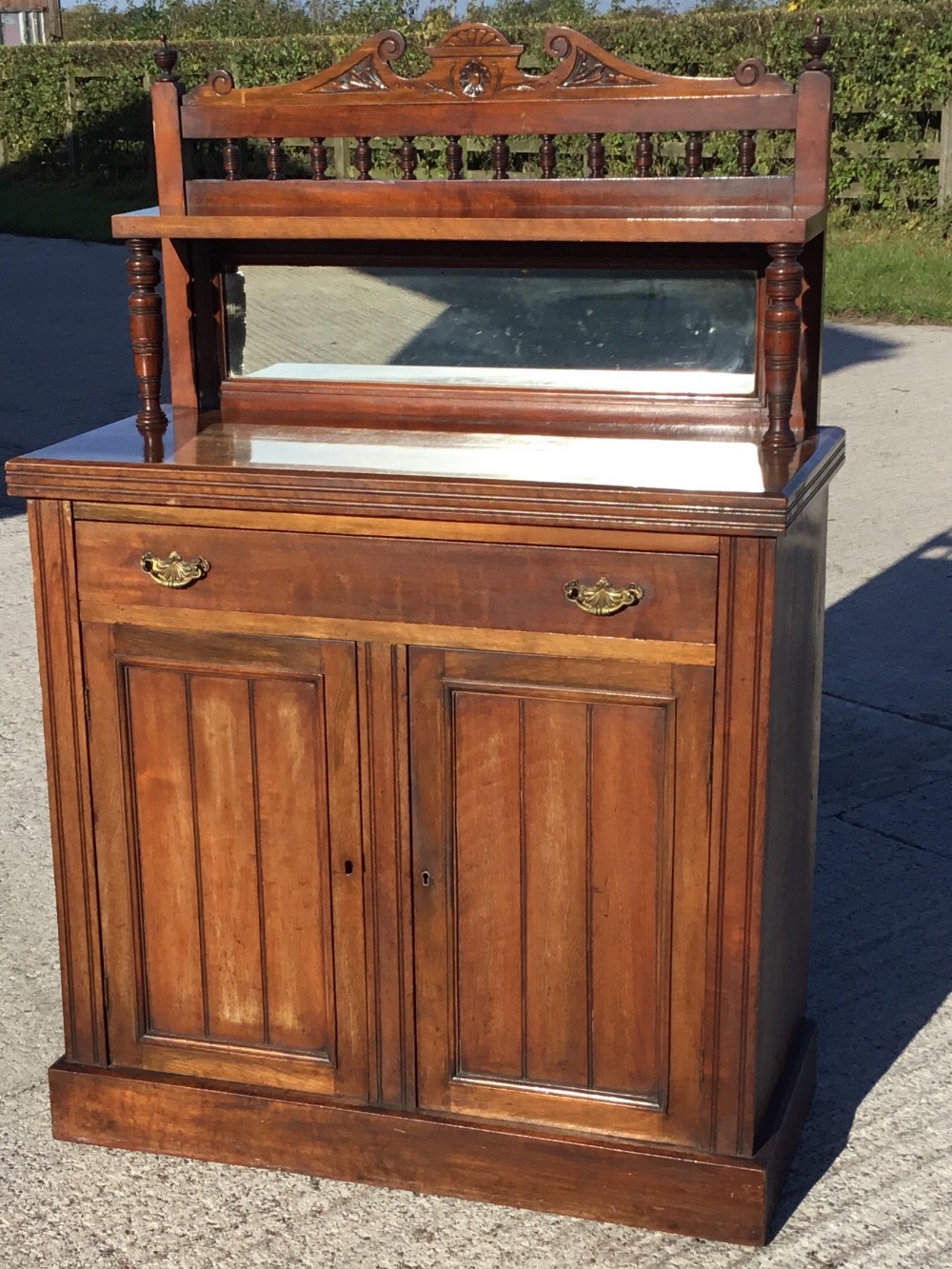 Victorian Red Walnut Chiffonier 