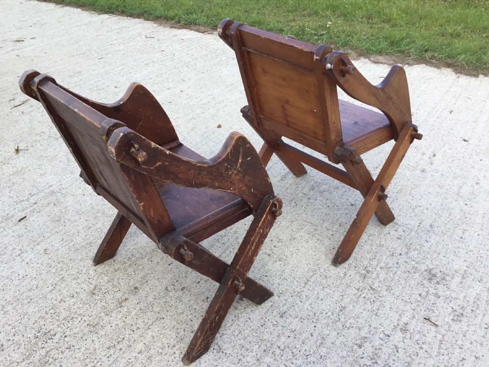 Two Glastonbury Style Chairs View IV
