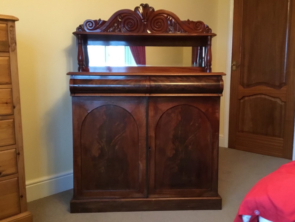 Classic Victorian Mahogany Chiffonier or Side Cabinet