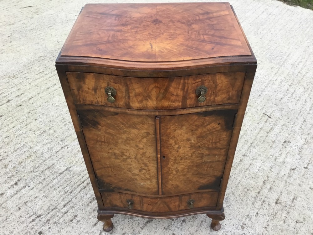 Side Cabinet in Burr Walnut (Hamptons, London)