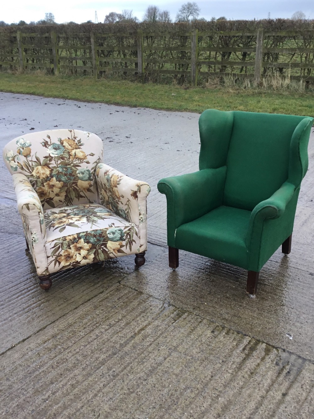 Two Late Victorian Armchairs