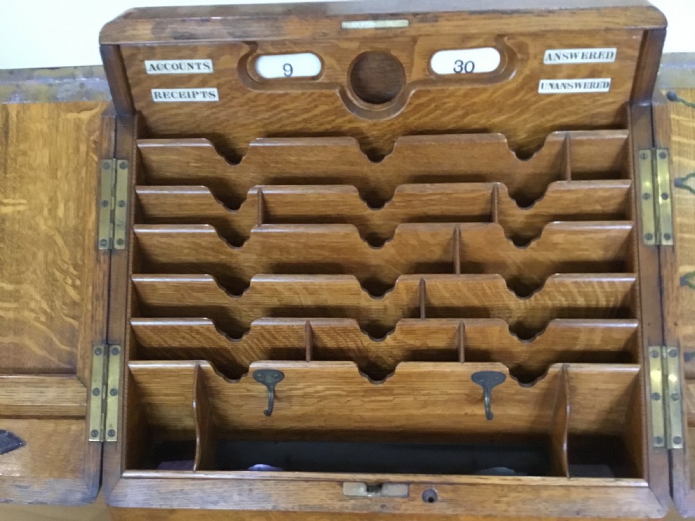 Top Quality Campaign Correspondence Cabinet by Parkins & Gotto, London  View V