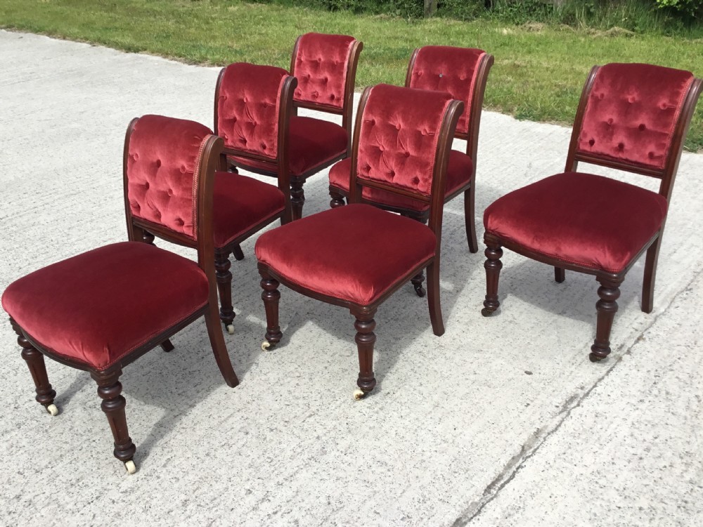 Set of 6 Victorian Dining Chairs  View IV