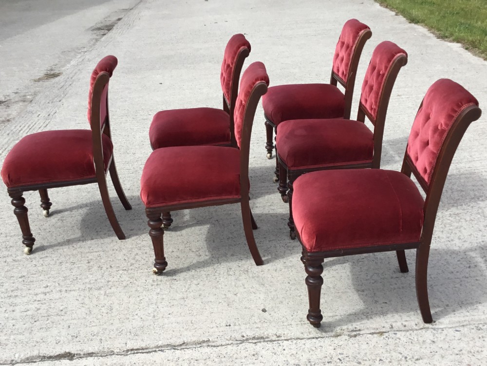 Set of 6 Victorian Dining Chairs  View V