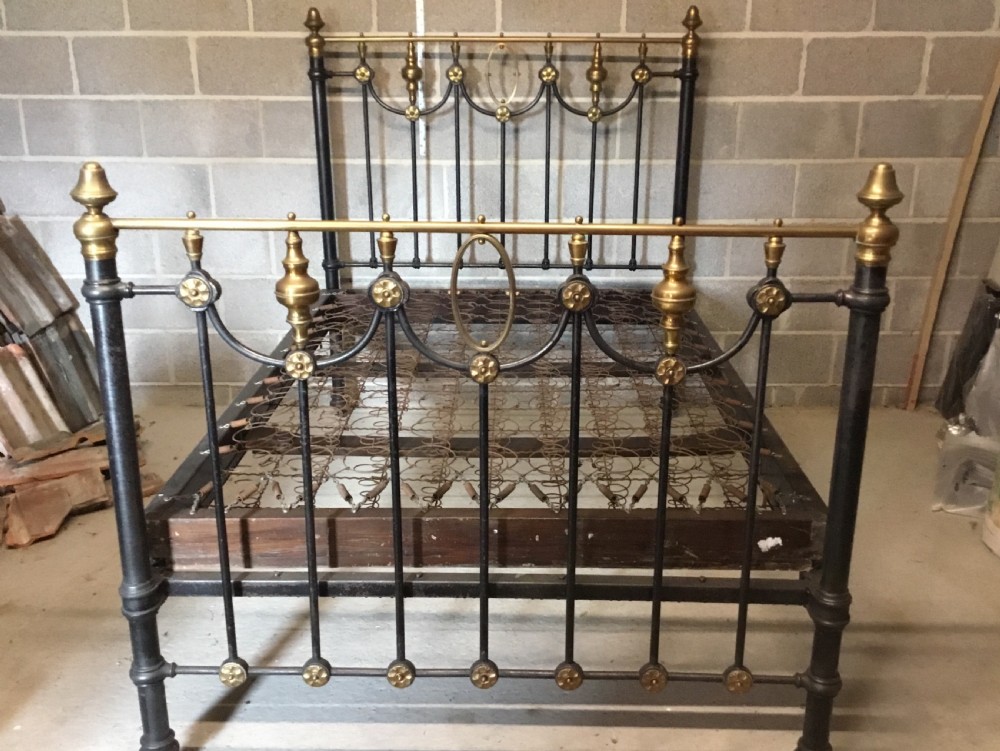 Victorian Brass & Iron Double Bed View II