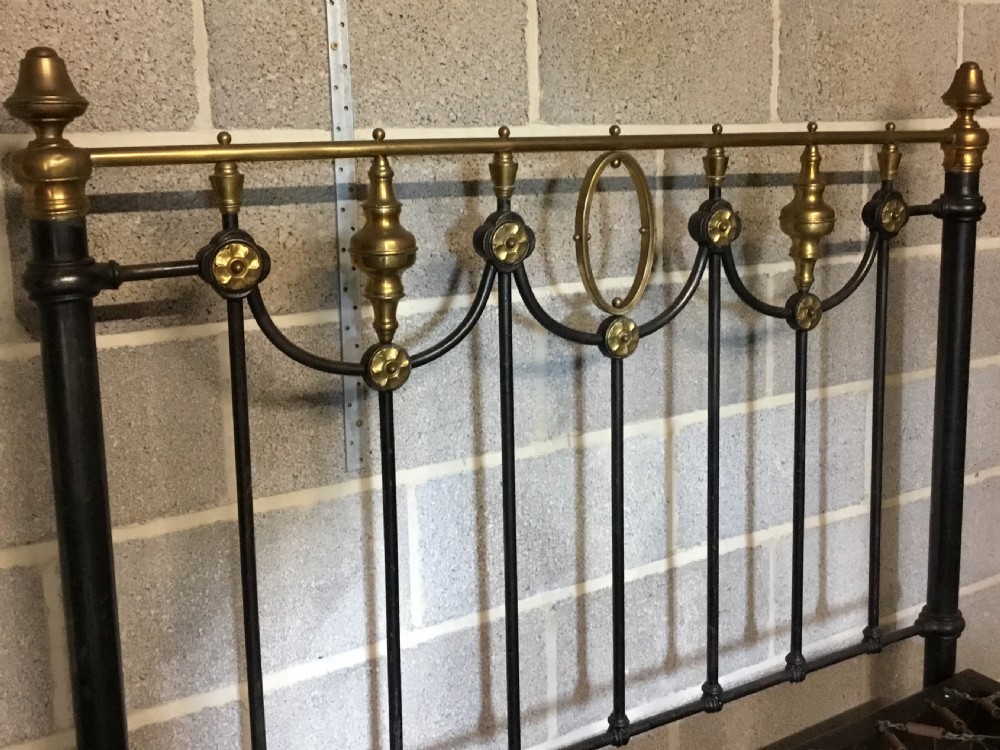 Victorian Brass & Iron Double Bed View III
